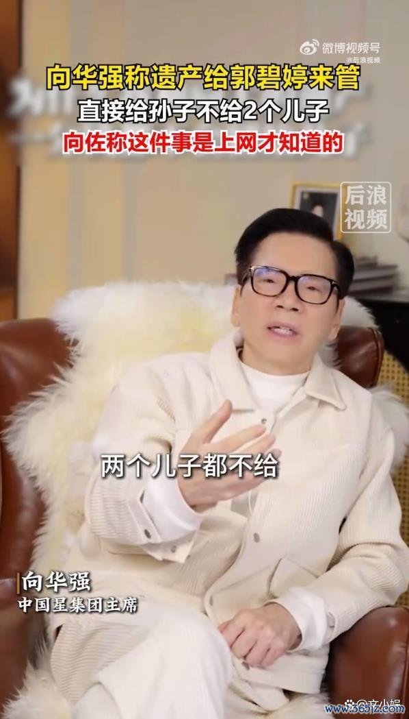 向佐称遗产留给孩子是上网才知说念的 短视频揭秘家眷安排